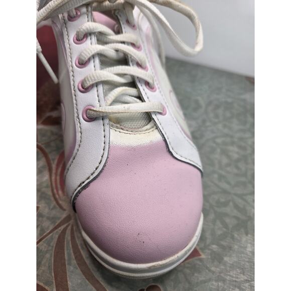 Etonic Womens Shoes GLOW IN THE DARK Flame Pink Bowling Perfect Slides Size 7 - Picture 2 of 10